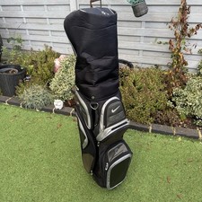 NIKE CART GOLF BAG WITH SHOULDER STRAP & RAINHOOD 14 WAY DIVIDER