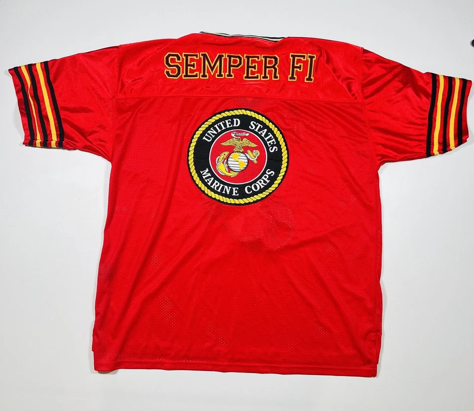 Camisa JWM Marines de los Estados Unidos para Hombres 2XL Semper Fi Cuerpo de Marines de los Estados Unidos cosida - Imagen 2 de 4