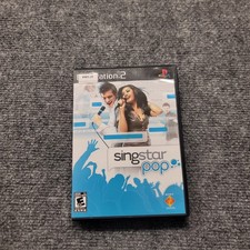 SingStar Pop Sony PlayStation 2 PS2 Game 2007 CIB Rihanna U2 Panic At The Disco