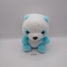 D2307A Panda no Aka-chan Amuse Plush 6" Stuffed Toy Doll Japan Blue
