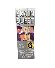 Brain Quest Grade 6 Educational Card Deck Ages 8-12 1,500 Q A 2016