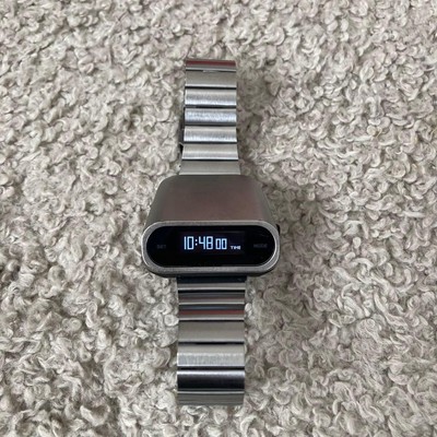 Casio Cyber Watch S-1000 Silver Digital 40mm Men Used | eBay