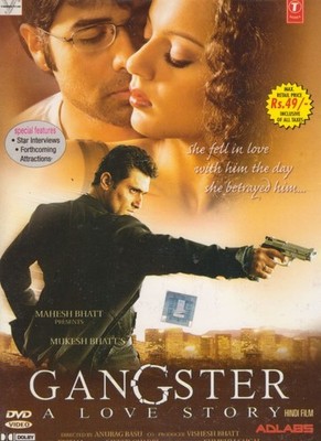 Gangster: A Love Story DVD VIDEO MOVIE Indian crime romance Emraan Hashmi action