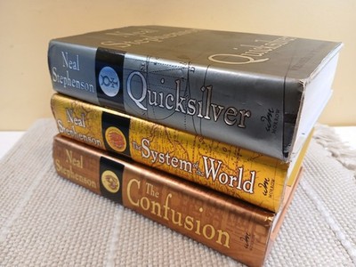 Neal Stephenson Baroque Cycle Vol 1 3 Hardcover 1st Editions Complete- BK 1.3