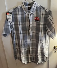 Dickies men S FLEX Relaxed short sleeve button down shirt New