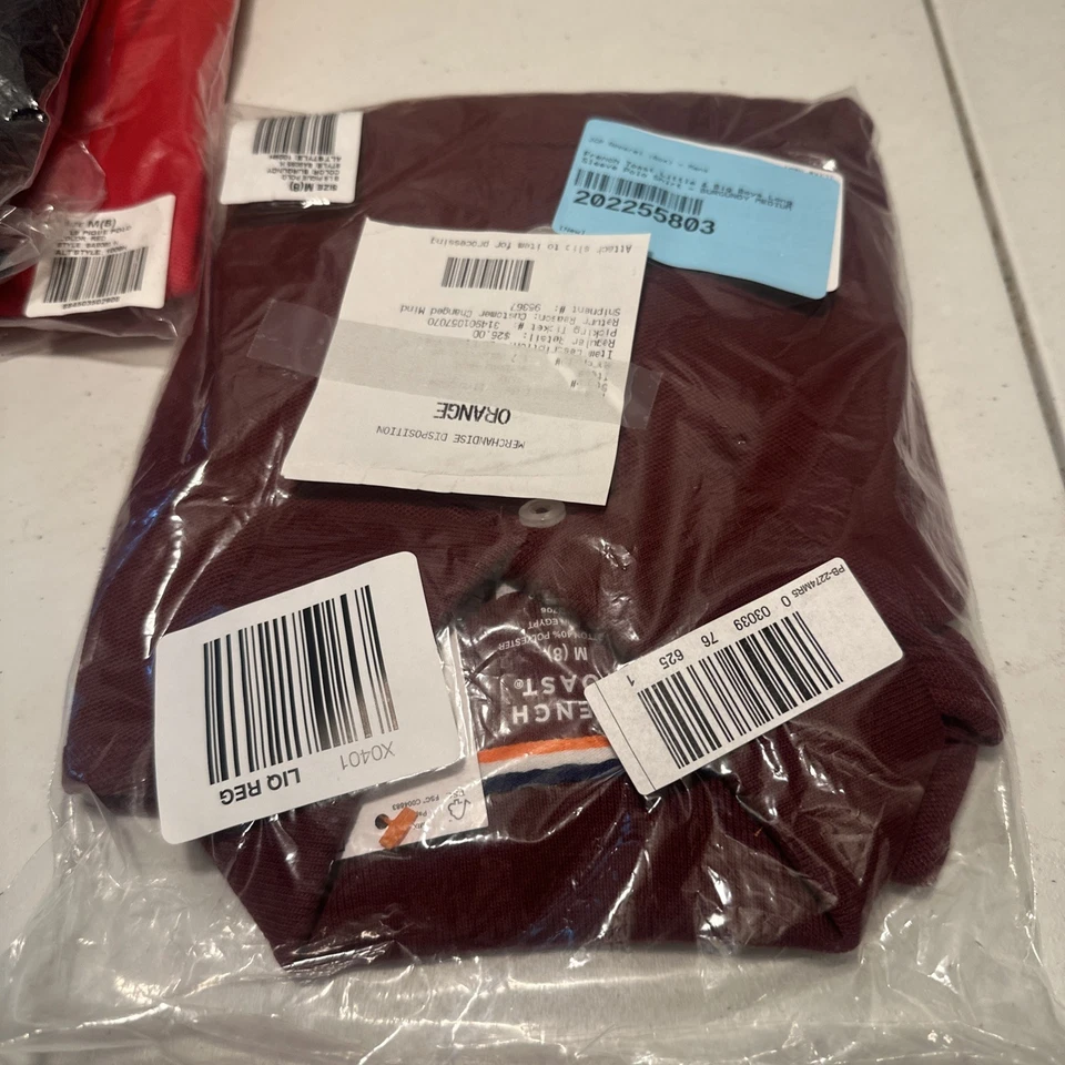 Lote de 3 polos de manga larga para niños pequeños y grandes French Toast, talla M NOS Foto 4 de 4