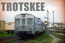 35mm Colour Negative CP Portugal Railways Diesel Railcar c1987