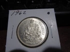 1962 - Canada 50 cent  - Canadian Silver half dollar -