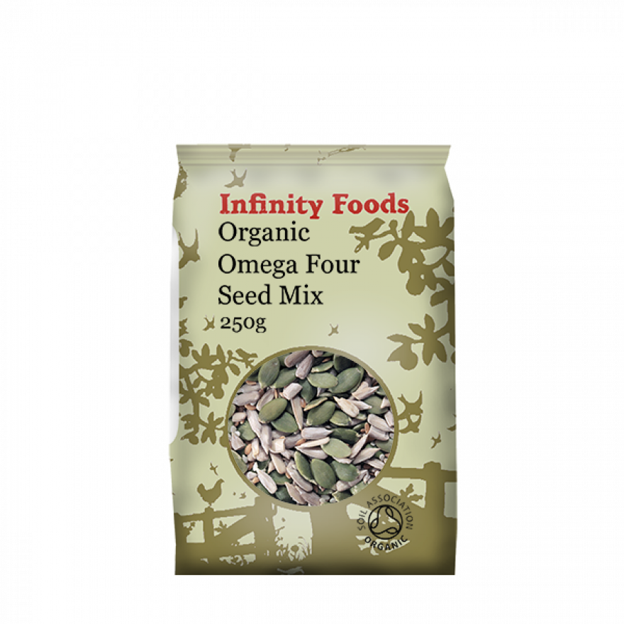 Infinity Foods Organic Omega Four Seed Mix 250g