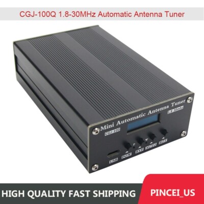 CGJ-100Q 1.8-30MHz Mini Automatic Antenna Tuner For 1-40W QRP Shortwave Radios