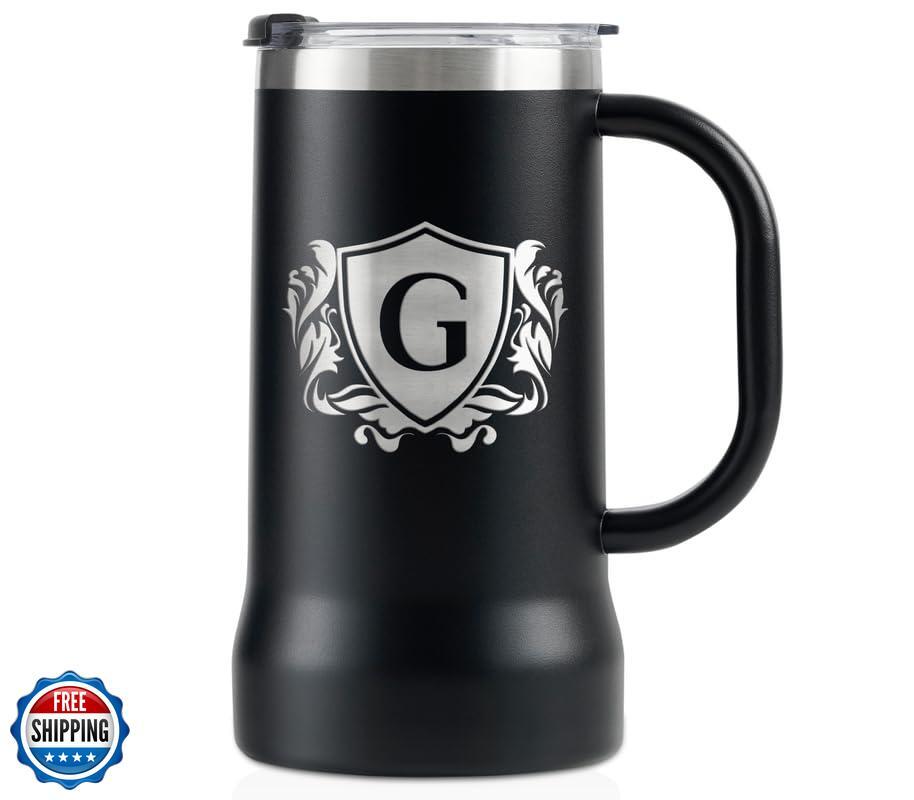 Custom Engraved Beer Stein Mug - Unique Gift for Beer Enthusiasts-image