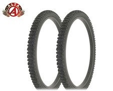 2 ALTA PERFORMANCE Bicycle 24" x 2.10" Black Durable Knobby TIRE MOUNTAIN ROUGH.