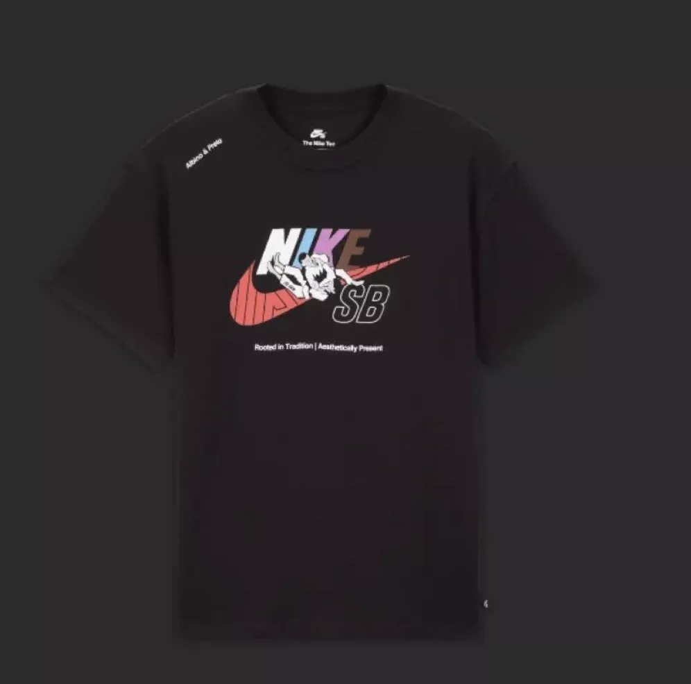 Nike SB Tee Albino & Preto Black XL-