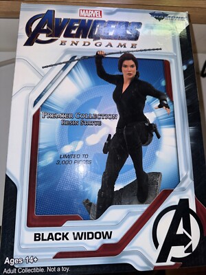 Marvel Premier Collection Endgame Black Widow 12 Inch Resin Statue Rare New