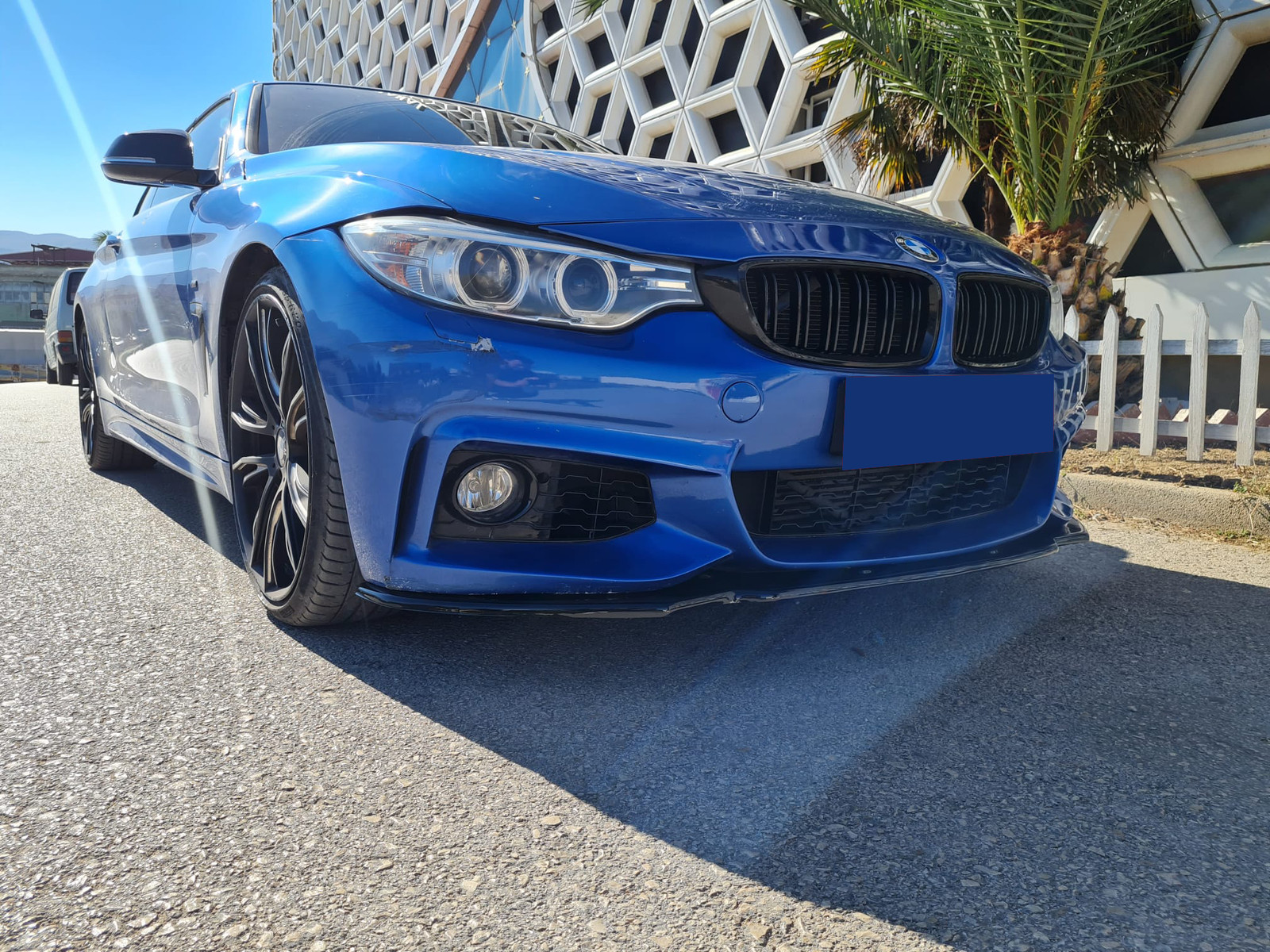 Lame avant aérodynamique Version 2 en ABS pour BMW F32 F33 F36 M-Package