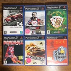 🔥 LOT OF 6 GAMES SONY PLAYSTATION 2 PS2 VARIOUS GENRES FIFA RACING WAR SPORT 🔥