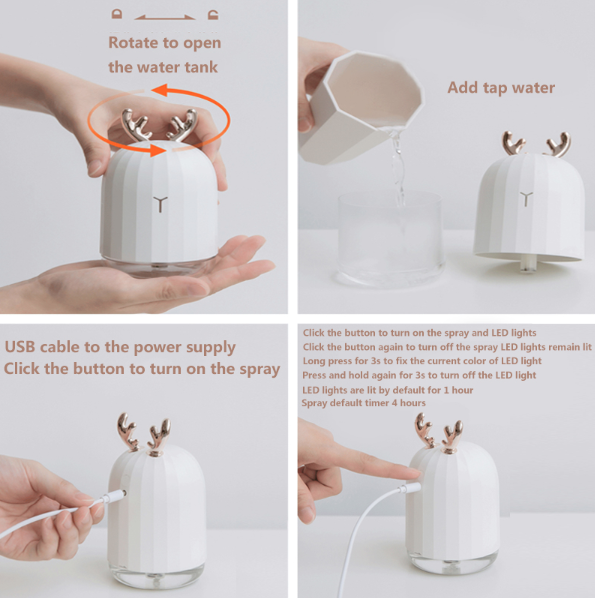 Diffuseur D'huiles Essentielles électrique USB - Aromathérapie - Petit Prix Et Ludique - Neuf