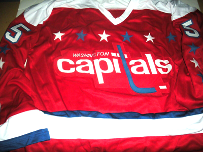 ROD LANGWAY WASHINGTON CAPITALS,2X NORRIS TROPHY,HOF 02 JSA/COA