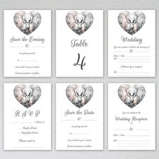 Scottish Wedding Invitations Reception Invites Save Date Day Evening RSVP Stag