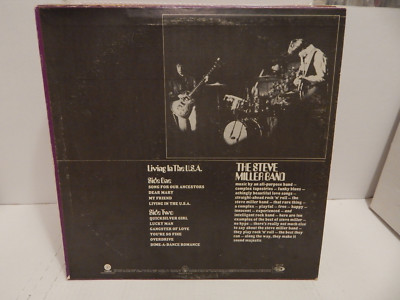 THE STEVE MILLER BAND Living in the U.S.A 1973 Capitol SF 719 LP