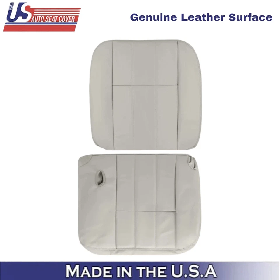 2006-2011 Fits Mercury Grand Marquis Leatherette Front Seat Covers Med Lt Stone - Image 3 of 4