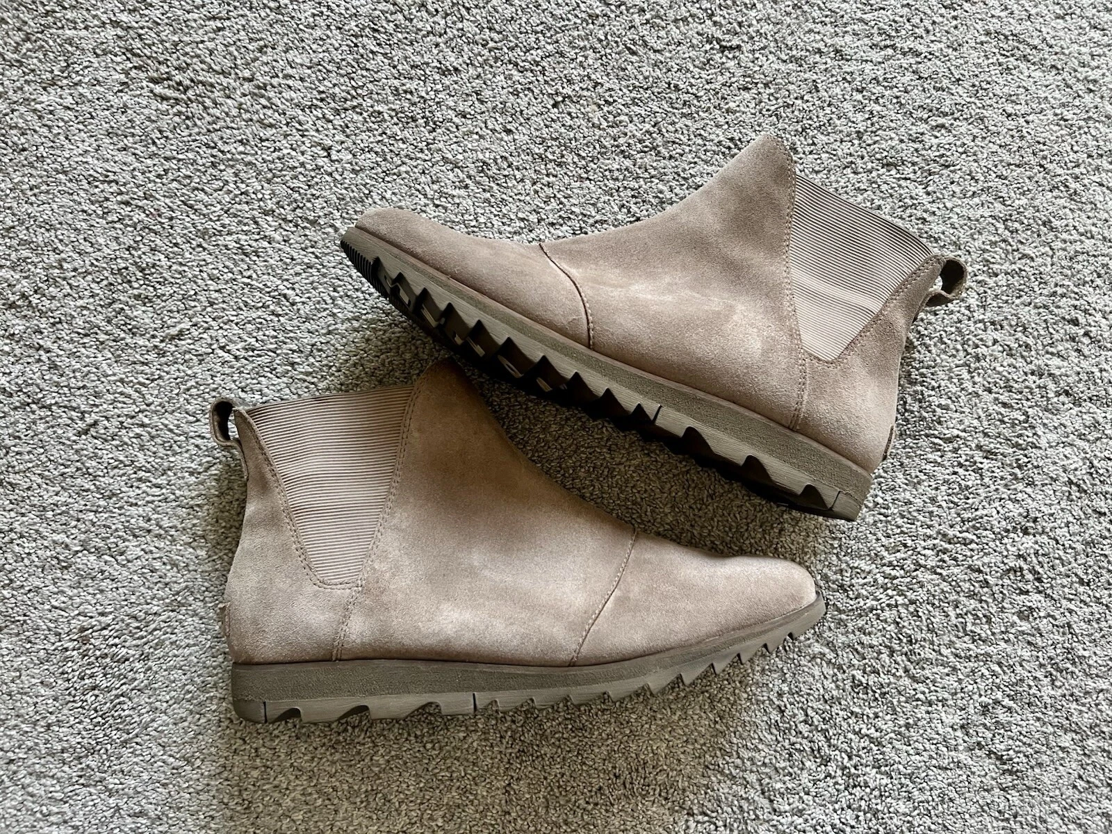 sorel harlow pull-on waterproof suede boots