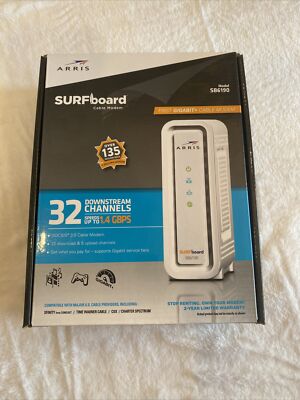 ARRIS SURFboard DOCSIS 3.0 Cable Modem - SB6190