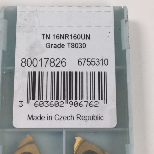 Pramet TN16NR160UN Threading insert New NFP Sealed (5pieces) - Picture 2 of 3