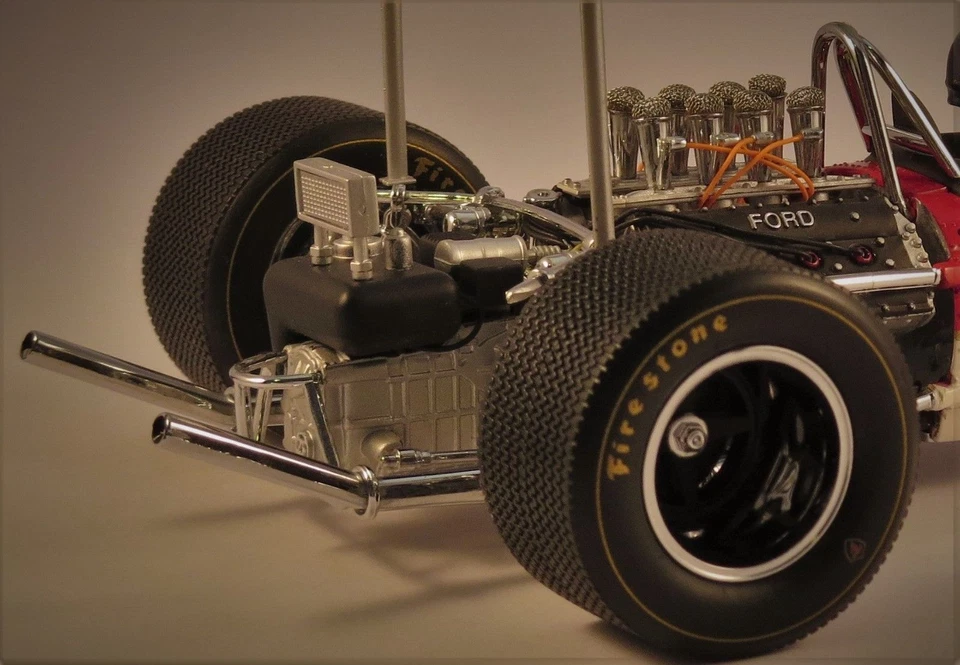 F1 GP Formula 1 18Custom24Racing12Classic Race Car Grand Prix Carousel Red - Image 3 of 4