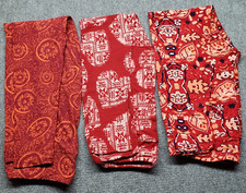 LuLaRoe Womens Multicolor One Size T/C - Tall And Curvy Leggings Lot of 3 New
