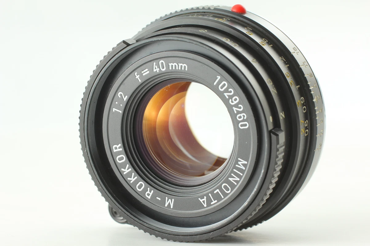 [MINT]Minolta M Rokkor 40mm F2 Lens for Leica M Leitz CL CLE from JAPAN  #1029260