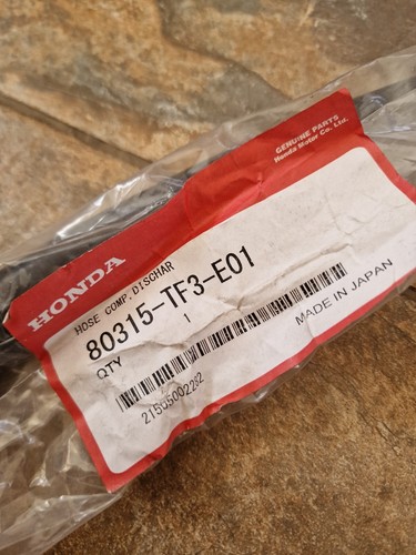 GENUINE NEW HONDA JAZZ MK2 AIR CON CONDITIONING PIPE HOSE DISCHARGE 80315TF3E01 - Picture 2 of 3
