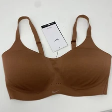 Nike Alate Minimalist Low Support Brown Padded Sports Bra Size Small Cup C-E