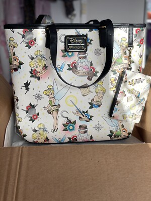 Loungefly Tinkerbell tote bag with coin purse Australia