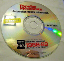 Popular Mechanics Auto Repair Information 1-cd Rom- 1988 - 1989 General Motors