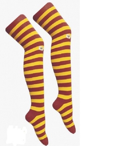 Ladies Over The Knee Stripe Socks Thigh High In Various Colours For Fancy Dress - Picture 8 of 10