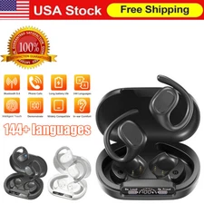 2025 Bluetooth Translator Earbuds 144+ Language Real-Time Translate Earphones