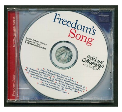 The Vocal Majority Chorus - Freedom's Song CD ~ Patriotic Music