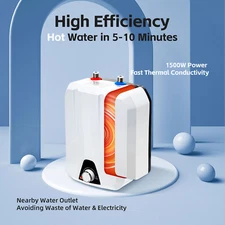 Electric 1.5KW Mini Tank Point-Of-Use Instant Hot Small Hot Water Heater Indoor