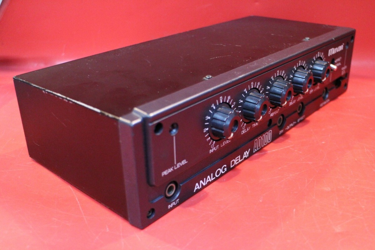 Vintage USED Maxon AD 100 Echo Analog Delay Effect Unit