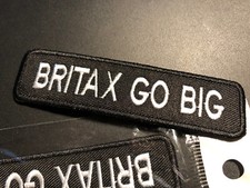 Britax Go Big Aufnäher / Patch / Aufbügler / Stickmotiv - Neu