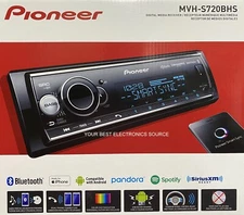 NEW Pioneer MVH-S720BHS 1-DIN Car Digital Media Receiver w/ Bluetooth, HD Radio