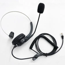 T400 Headset For Allworx 9212 & Avaya 2410 4620 & 5420 Black