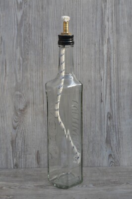 Gartenfackel / Öllampe   UP Recycling ''Vodka Premium'' Flasche