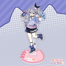 Honkai: Star Rail Silver Wolf Cosplay Acrylic Stand Model Plate Desk Decor Gifts