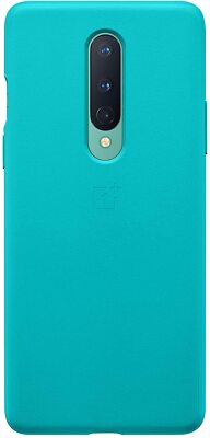 Original OnePlus 8 Sandstone Bumper Case 5431100138 Schutzhülle Cyan