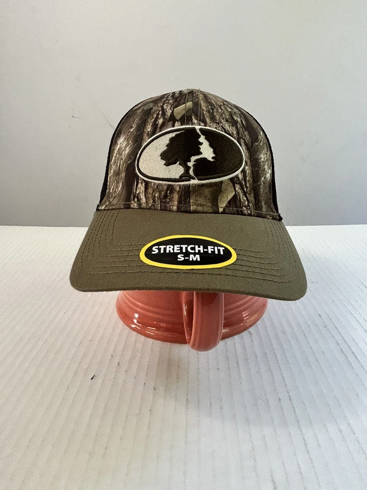 Mossy Oak Baseball Hat, Camo, S-M, Stretch Fit, Mesh Back New! - Image 2 of 4