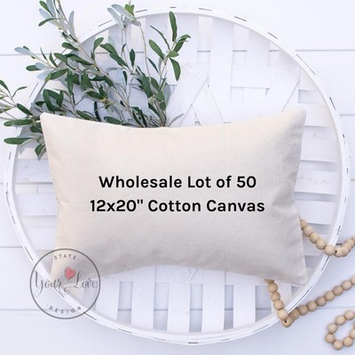 blank pillow covers bulk