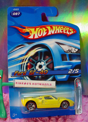 2006 Hot Wheels FORD GT-40 #97 oc🛞 yellow; redline 5sp🛞 RED LINE