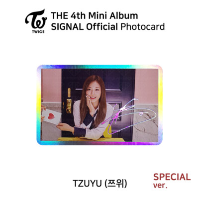 TWICE 4th mini album Signal Official Photocard KPOP K-POP | eBay